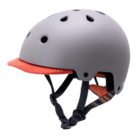 KALI SAHA MAT GRÅ/ORANGE CYKELHJELM M-L L-XL 55-58 Cm 58-61 Cm