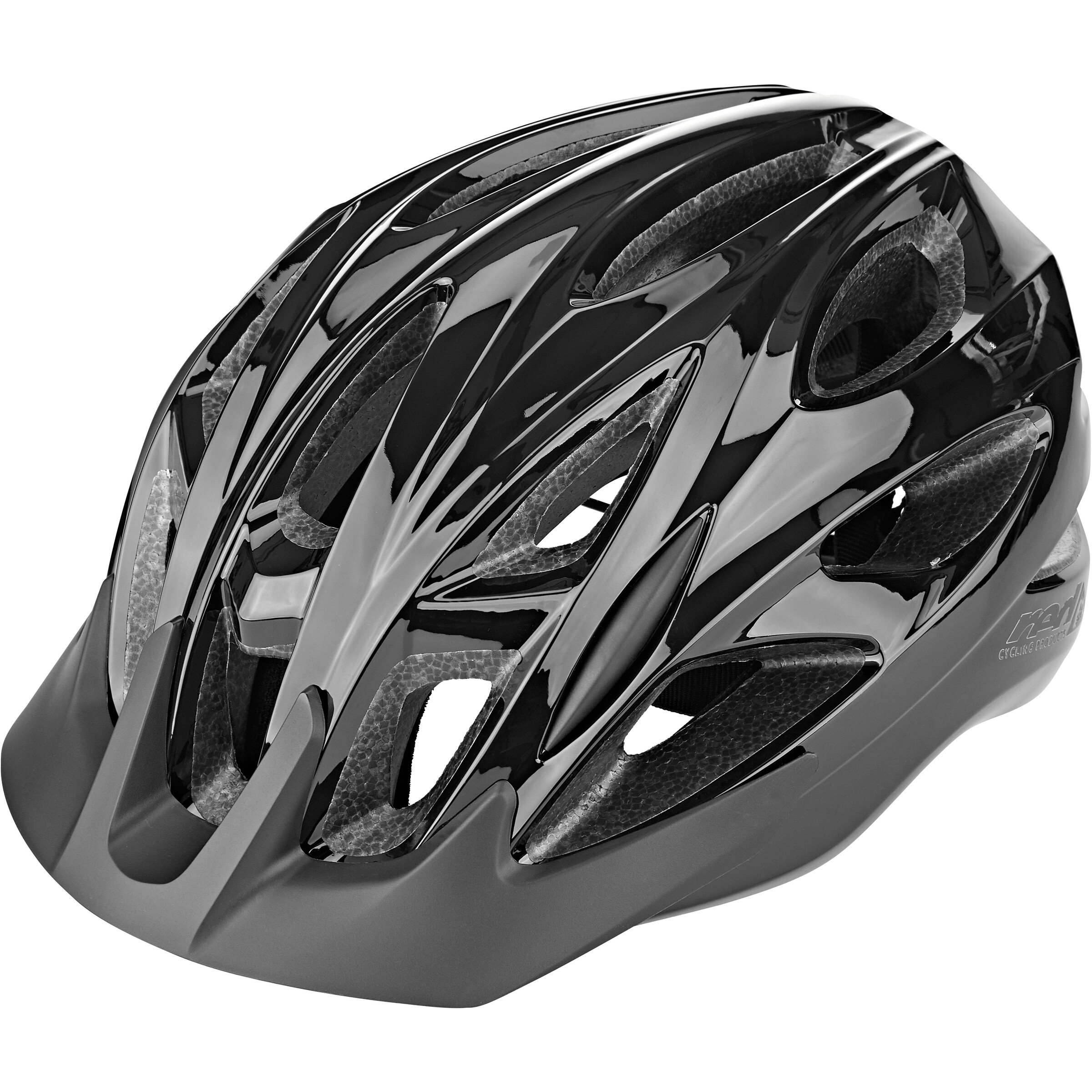 red-cycling-city-rider-helmet-black 54-58 cm